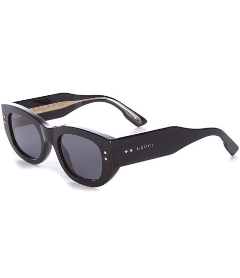 gucci unisex rectangular 51mm sunglasses